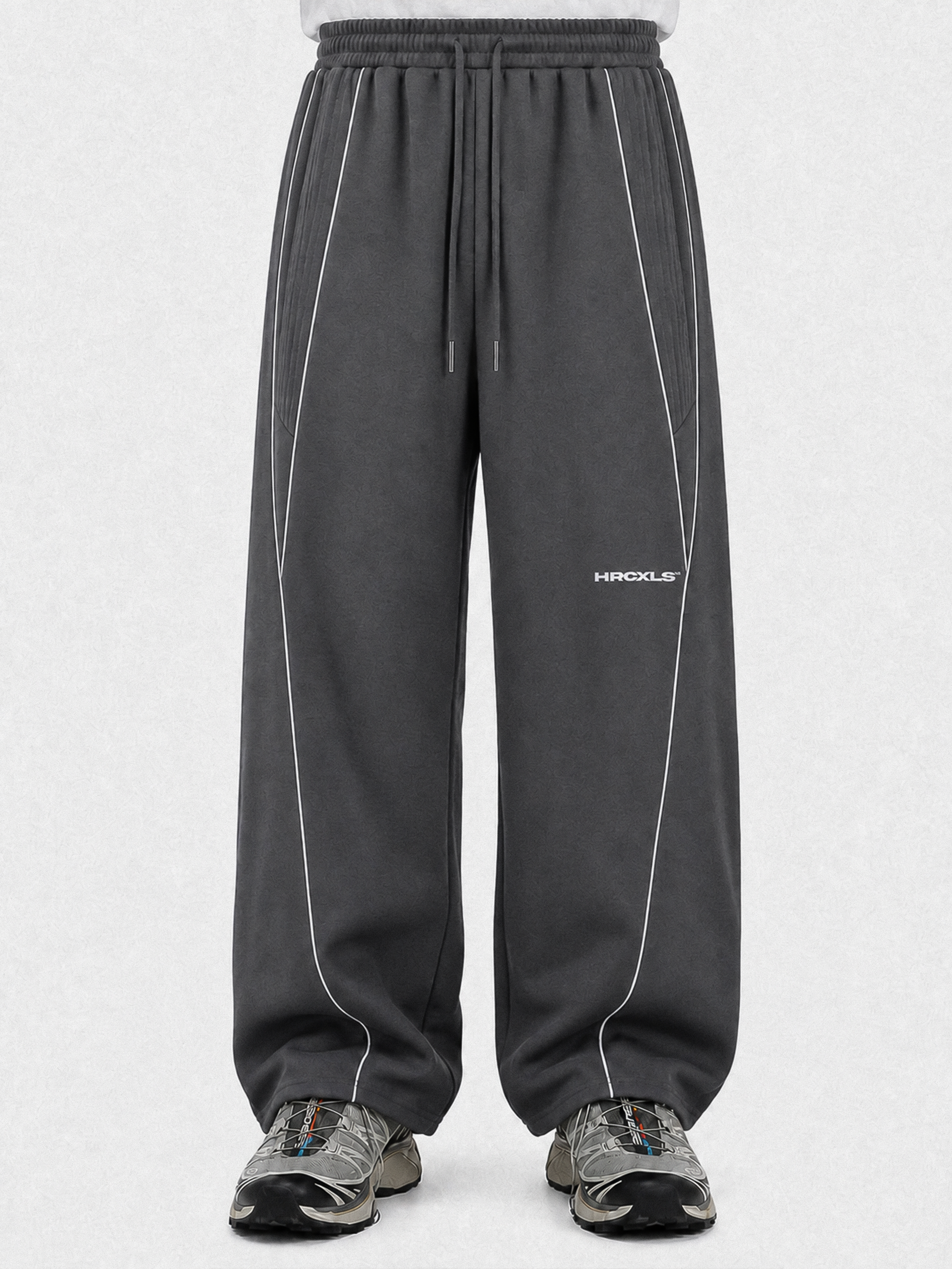 HCX feature detail: Reflective Straight-Leg Sweatpants - hcx gallery reflective sweatpants grey